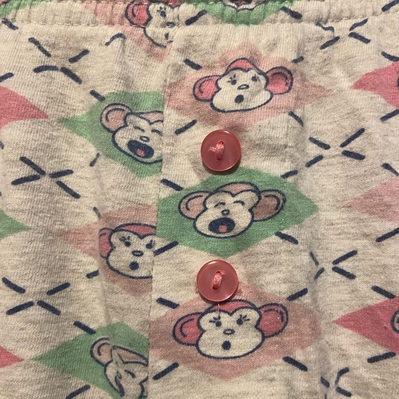 Monkey Print Pajama Pants - Picture 2 of 3